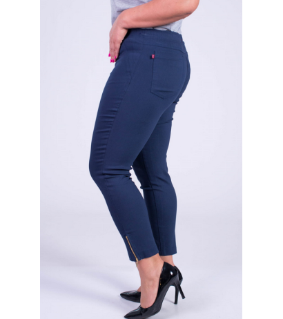 7/8 ilgio tamprūs džinsai paaukštintu liemeniu JEANGALINY 03 Blue