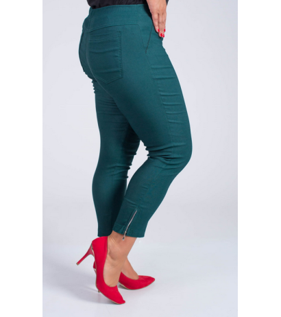 Elastsed püksid kõrgendatud vöökohaga BENGALINY 04 K22 Malachit