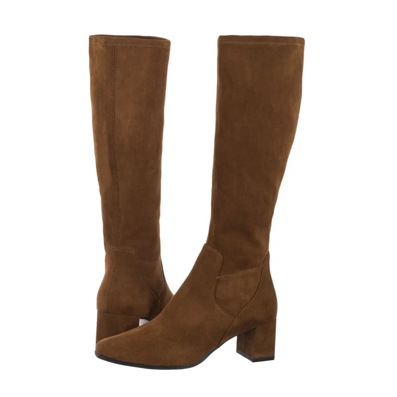 Caprice Brązowe 9-25547-41 394 Brown Stretch (CP427-b) kurpes