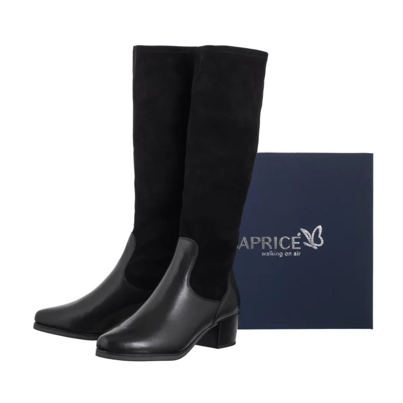 Caprice Czarne 9-25531-45 019 Black Comb (CP445-a) bateliai