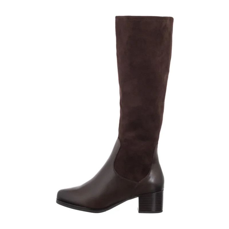 Caprice Brązowe 9-25531-45 329 Dk Brown Comb (CP445-b) kurpes