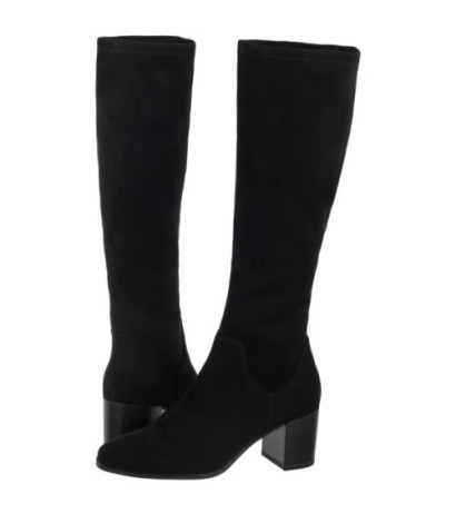 Caprice Czarne 9-25503-45 044 Black Stretch Vegan (CP446-b) kurpes