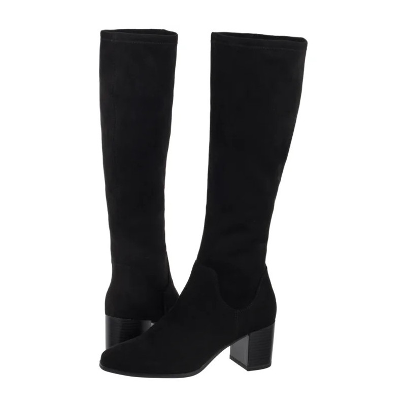 Caprice Czarne 9-25503-45 044 Black Stretch Vegan (CP446-b) kurpes