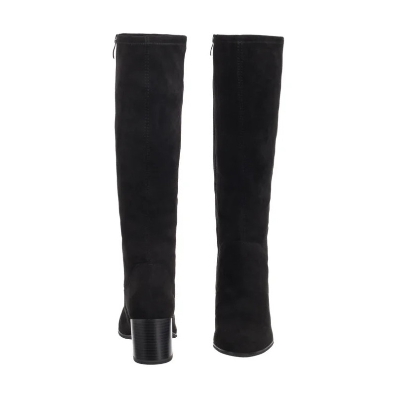 Caprice Czarne 9-25503-45 044 Black Stretch Vegan (CP446-b) kurpes