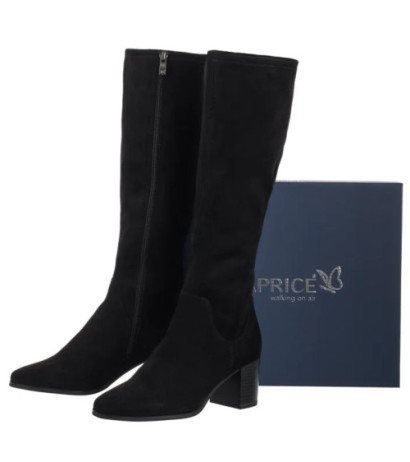 Caprice Czarne 9-25503-45 044 Black Stretch Vegan (CP446-b) shoes