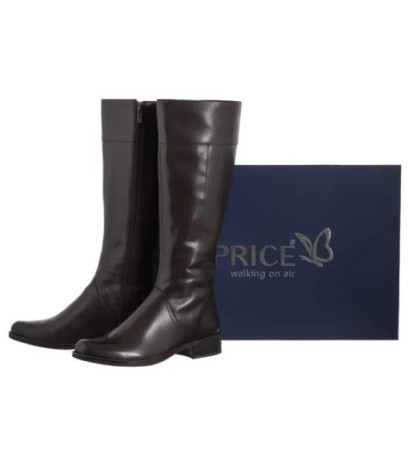 Caprice Brązowe 9-25511-41 337 Dk Brown Nappa (CP448-a) batai