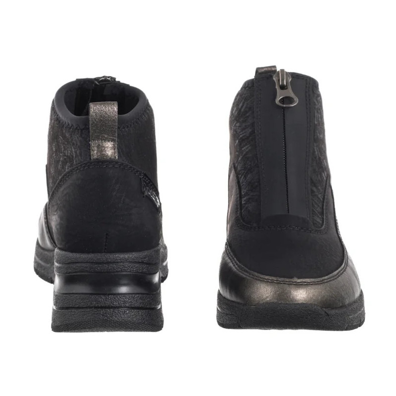 Rieker Czarne N9362-01 Black Combination (RI286-a) zābaki