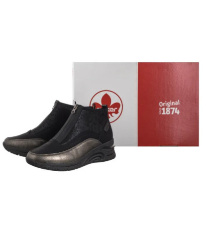 Rieker Czarne N9362-01 Black Combination (RI286-a) batai