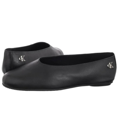 Calvin Klein Round Ballerina Lth Hardware Black HW0HW02810 BEH (CK684-a) balerīnas