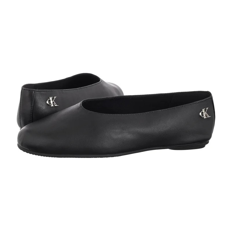 Calvin Klein Round Ballerina Lth Hardware Black HW0HW02810 BEH (CK684-a) baleriinid