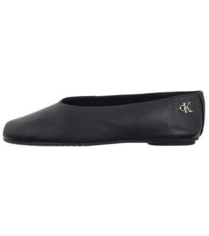 Calvin Klein Round Ballerina Lth Hardware Black HW0HW02810 BEH (CK684-a) bateliai