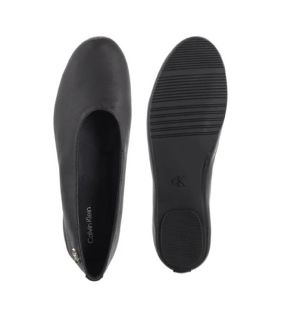 Calvin Klein Round Ballerina Lth Hardware Black HW0HW02810 BEH (CK684-a) bateliai