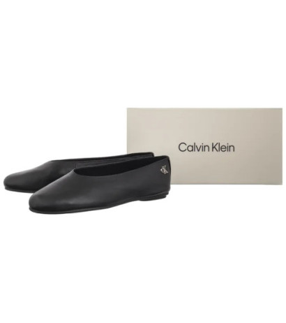 Calvin Klein Round Ballerina Lth Hardware Black HW0HW02810 BEH (CK684-a) bateliai