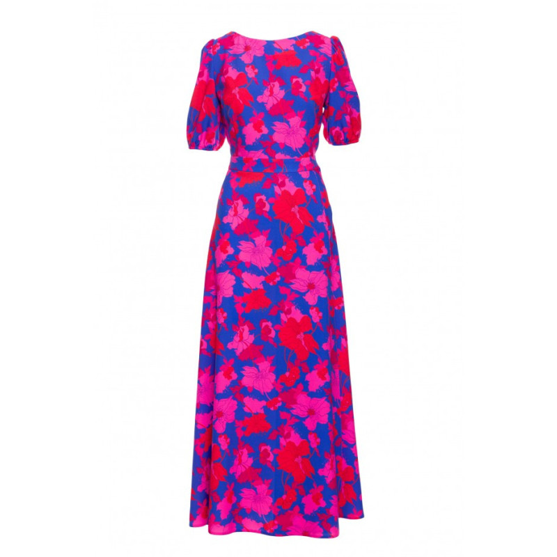 M858 Sukienka maxi z wycięciem na plecach - model 2