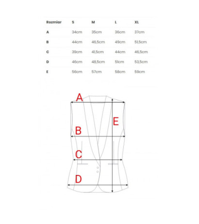 M859 Kamizelka jeansowa - błękitna