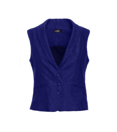 M859 Kamizelka jeansowa - niebieska