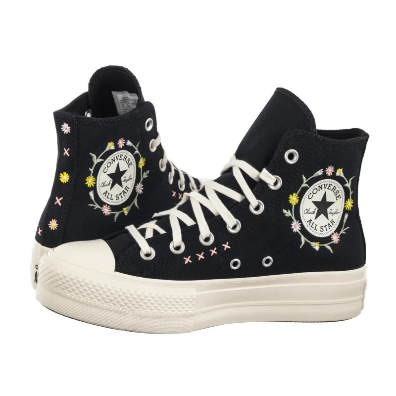 Converse CTAS Lift Hi Black/Egret/Flamingo Fade A15007C (CO801-a) apavi
