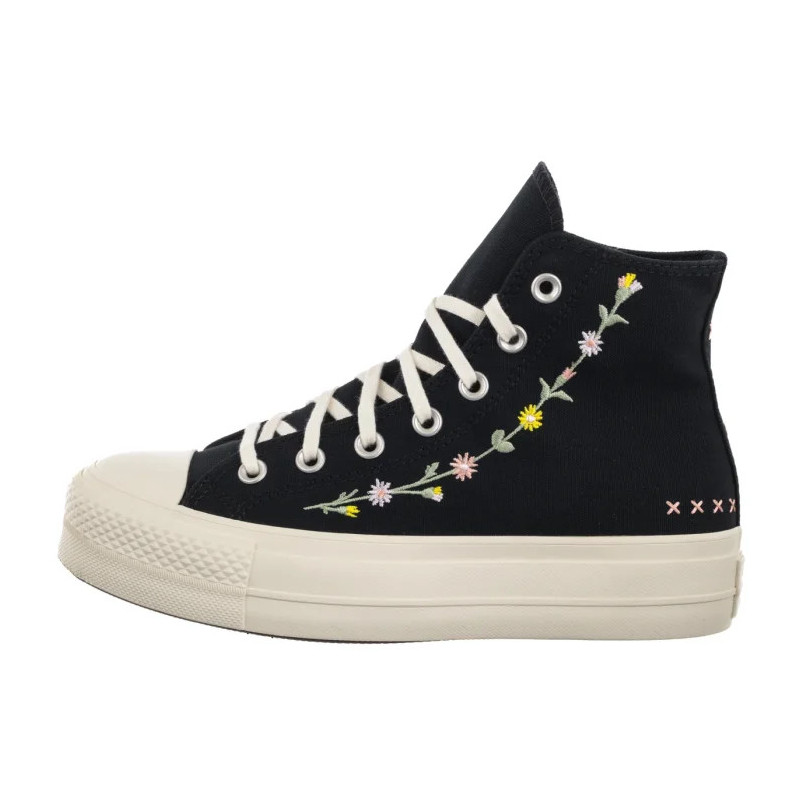 Converse CTAS Lift Hi Black/Egret/Flamingo Fade A15007C (CO801-a) bateliai