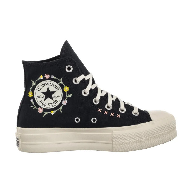 Converse CTAS Lift Hi Black/Egret/Flamingo Fade A15007C (CO801-a) shoes