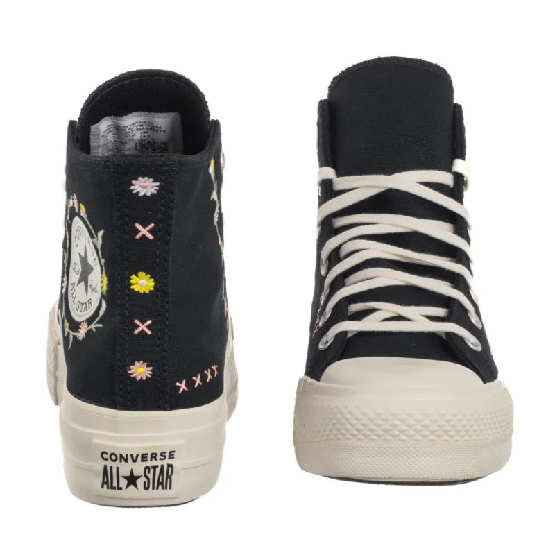 Converse CTAS Lift Hi Black/Egret/Flamingo Fade A15007C (CO801-a) apavi