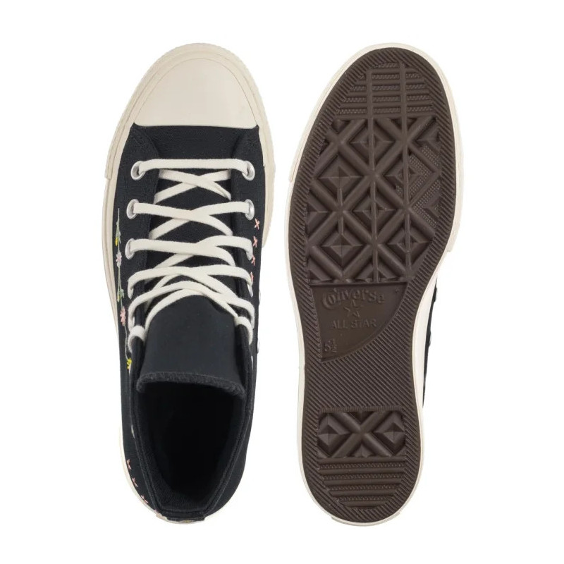 Converse CTAS Lift Hi Black/Egret/Flamingo Fade A15007C (CO801-a) bateliai