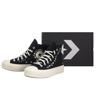 Converse CTAS Lift Hi Black/Egret/Flamingo Fade A15007C (CO801-a) apavi