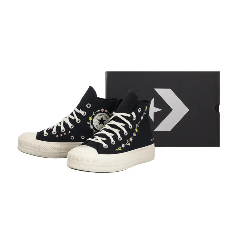 Converse CTAS Lift Hi Black/Egret/Flamingo Fade A15007C (CO801-a) apavi
