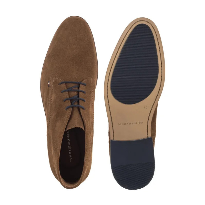 Tommy Hilfiger Hilfiger Dress Suede Boot Coconut Grove FM0FM05726 GVQ (TH1378-a) apavi