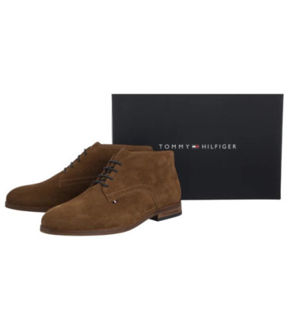 Tommy Hilfiger Hilfiger Dress Suede Boot Coconut Grove FM0FM05726 GVQ (TH1378-a) apavi