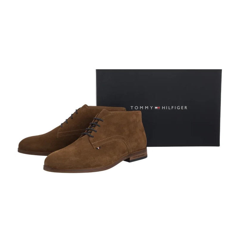 Tommy Hilfiger Hilfiger Dress Suede Boot Coconut Grove FM0FM05726 GVQ (TH1378-a) apavi