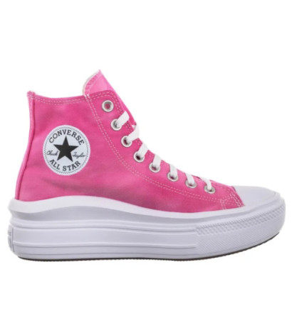 Converse CTAS Move Hi White/Chaos Fuchsia A11817C (CO651-f) kurpes