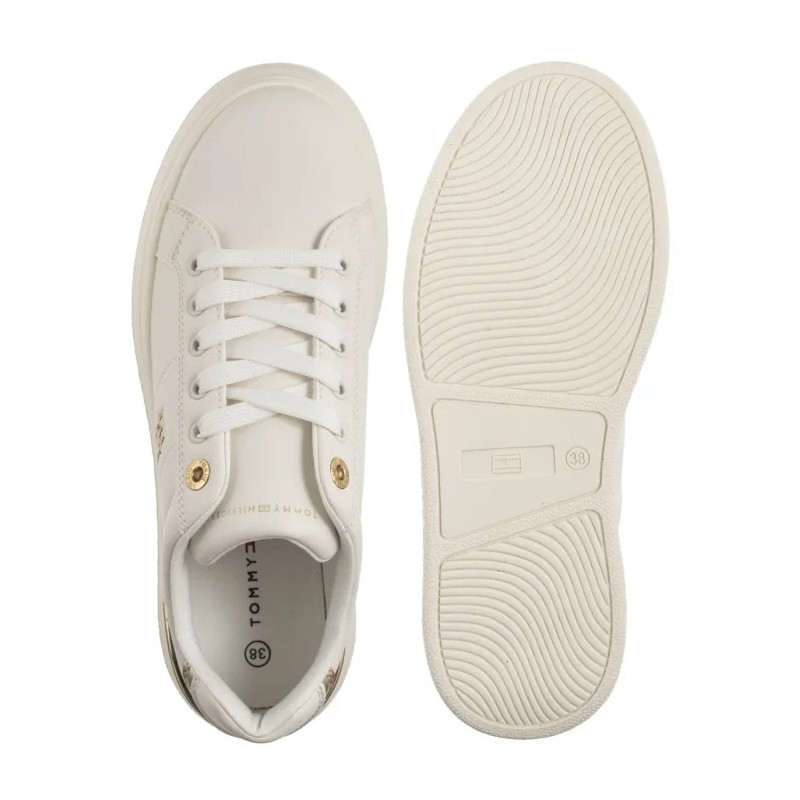 Tommy Hilfiger Low Cut Lace-Up Sneaker T3A9-33985-1355 530 Off White (TH1372-a) sports Shoes