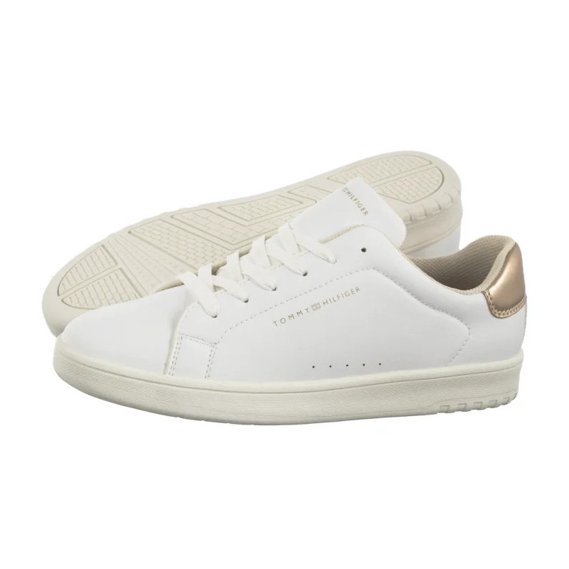 Tommy Hilfiger Low Cut Lace-Up Sneaker T3A9-33976-1355 X048 White/Platinum (TH1373-a) sporta apavi