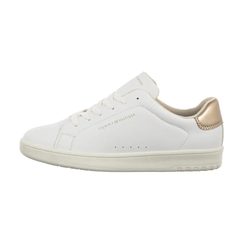 Tommy Hilfiger Low Cut Lace-Up Sneaker T3A9-33976-1355 X048 White/Platinum (TH1373-a) sportiniai bateliai