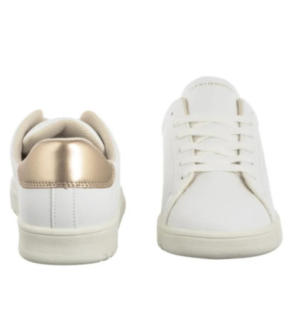 Tommy Hilfiger Low Cut Lace-Up Sneaker T3A9-33976-1355 X048 White/Platinum (TH1373-a) sportiniai bateliai