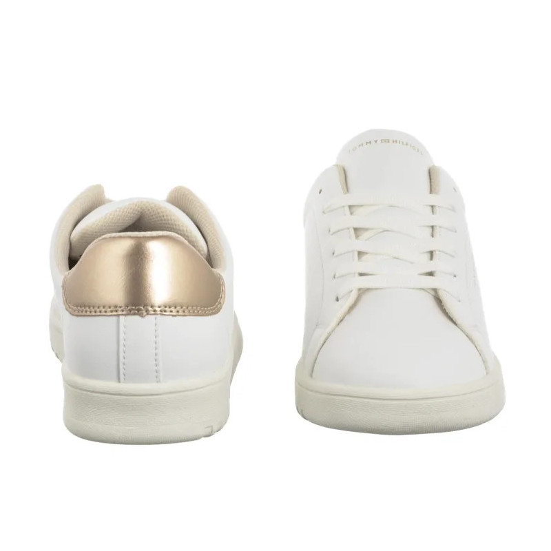 Tommy Hilfiger Low Cut Lace-Up Sneaker T3A9-33976-1355 X048 White/Platinum (TH1373-a) sports Shoes
