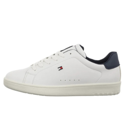 Tommy Hilfiger Low Cut Lace-Up Sneaker T3X9-34073-1355 X336 White/Blue (TH1377-a) sporta apavi