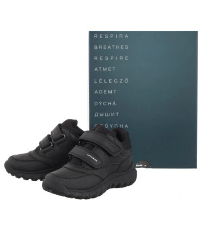 Geox J Symbyos B Abx B Black J46L0B 0MEFU  C9999 (GE227-a) ankle boots