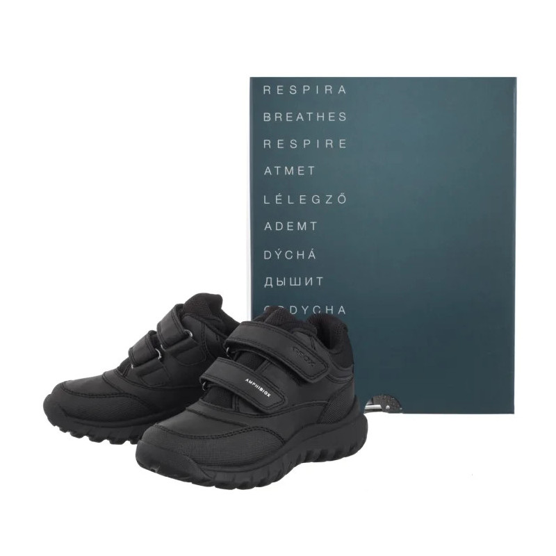 Geox J Symbyos B Abx B Black J46L0B 0MEFU  C9999 (GE227-a) aulinukai