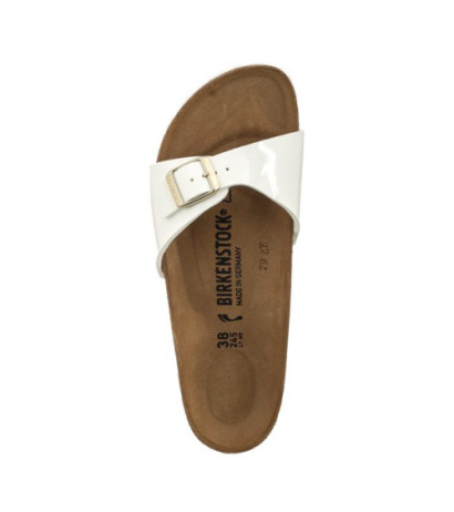 Birkenstock Madrid BS Patent White 1005310 (BK6-h) Moteriški batai/šlepetės