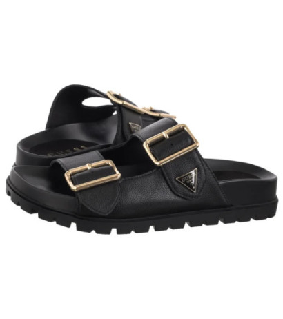 Guess Fasten FLTST LEA03 Black (GU745-a) Women's Shoes/Flip Flops