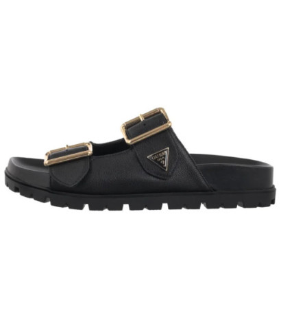Guess Fasten FLTST LEA03 Black (GU745-a) Naiste kingad/klappide klapid
