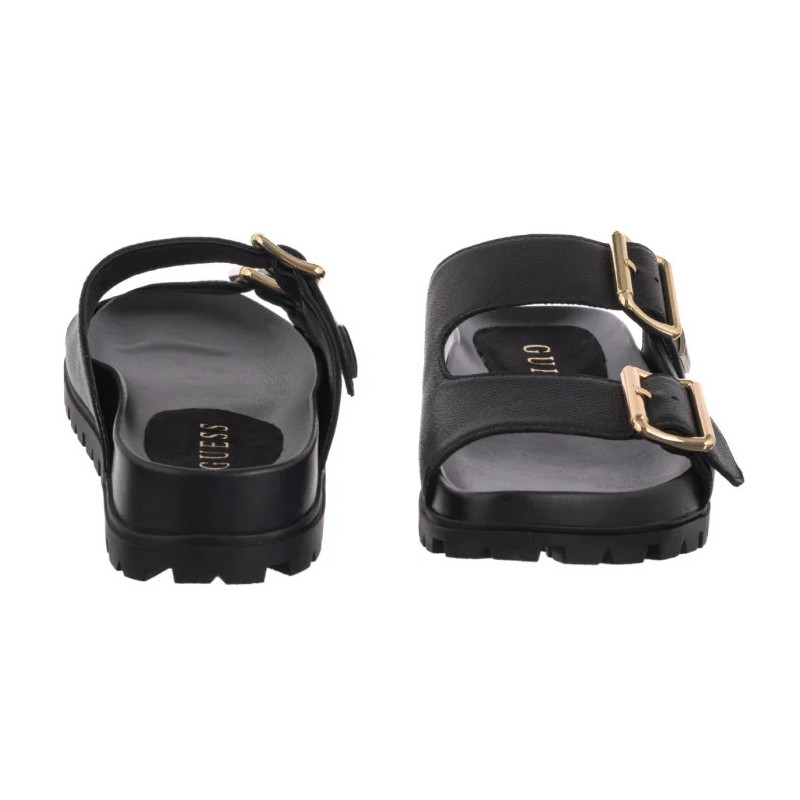 Guess Fasten FLTST LEA03 Black (GU745-a) Sieviešu apavi/Flip Flops