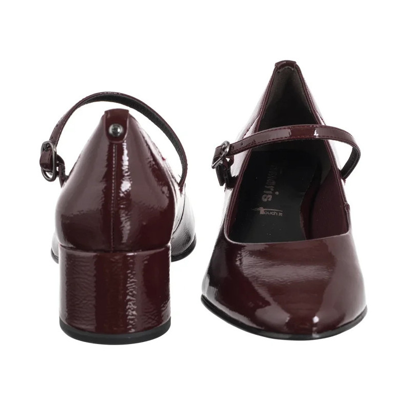 Tamaris Bordowe Lakierowane 1-22312-43 537 Merlot (TM555-b) kingad