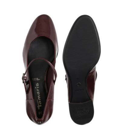 Tamaris Beżowe Lakierowane 1-22312-43 341 Taupe (TM555-b) shoes