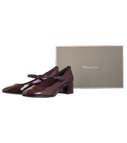 Tamaris Beżowe Lakierowane 1-22312-43 341 Taupe (TM555-b) bateliai
