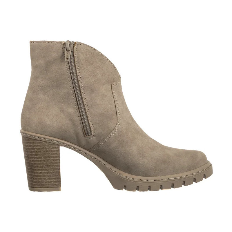 Rieker Beżowe Y2553-60 Beige (RI289-a) kurpes