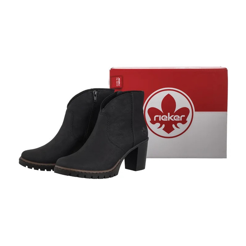 Rieker Czarne Y2553-00 Black (RI289-b) kingad