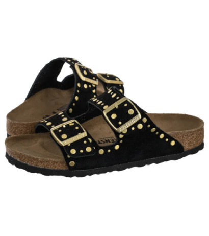 Birkenstock Arizona Rivet Border Black 1030348 (BK330-a) Women's Shoes/Flip Flops