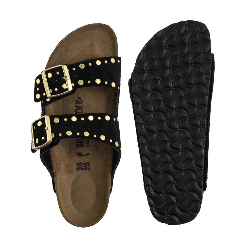 Birkenstock Arizona Rivet Border Black 1030348 (BK330-a) Women's Shoes/Flip Flops